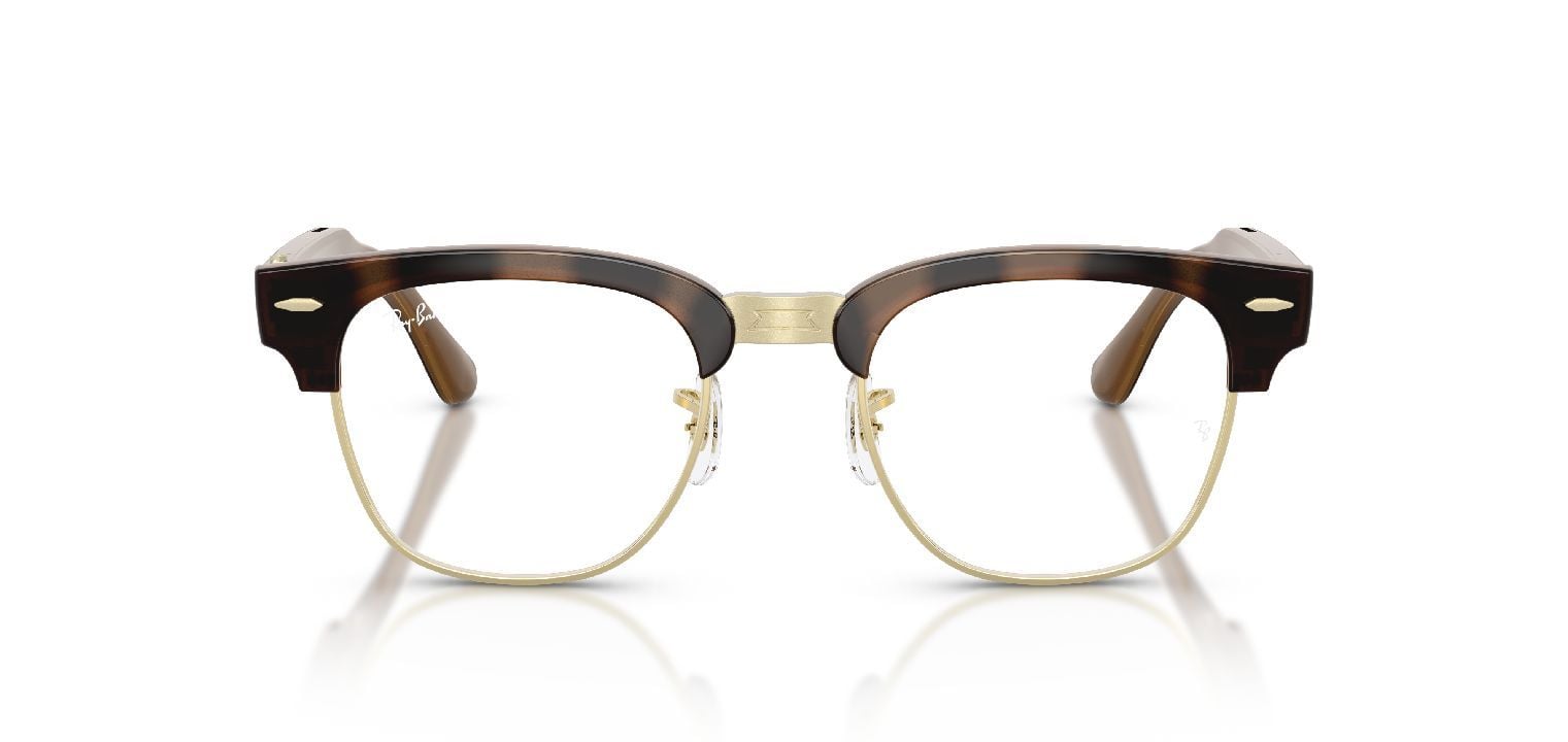 Lunettes de soleil Ray-Ban Meta Clubmaster 0RW7004/CLUBMASTER/TRS Havana pour Homme-Femme