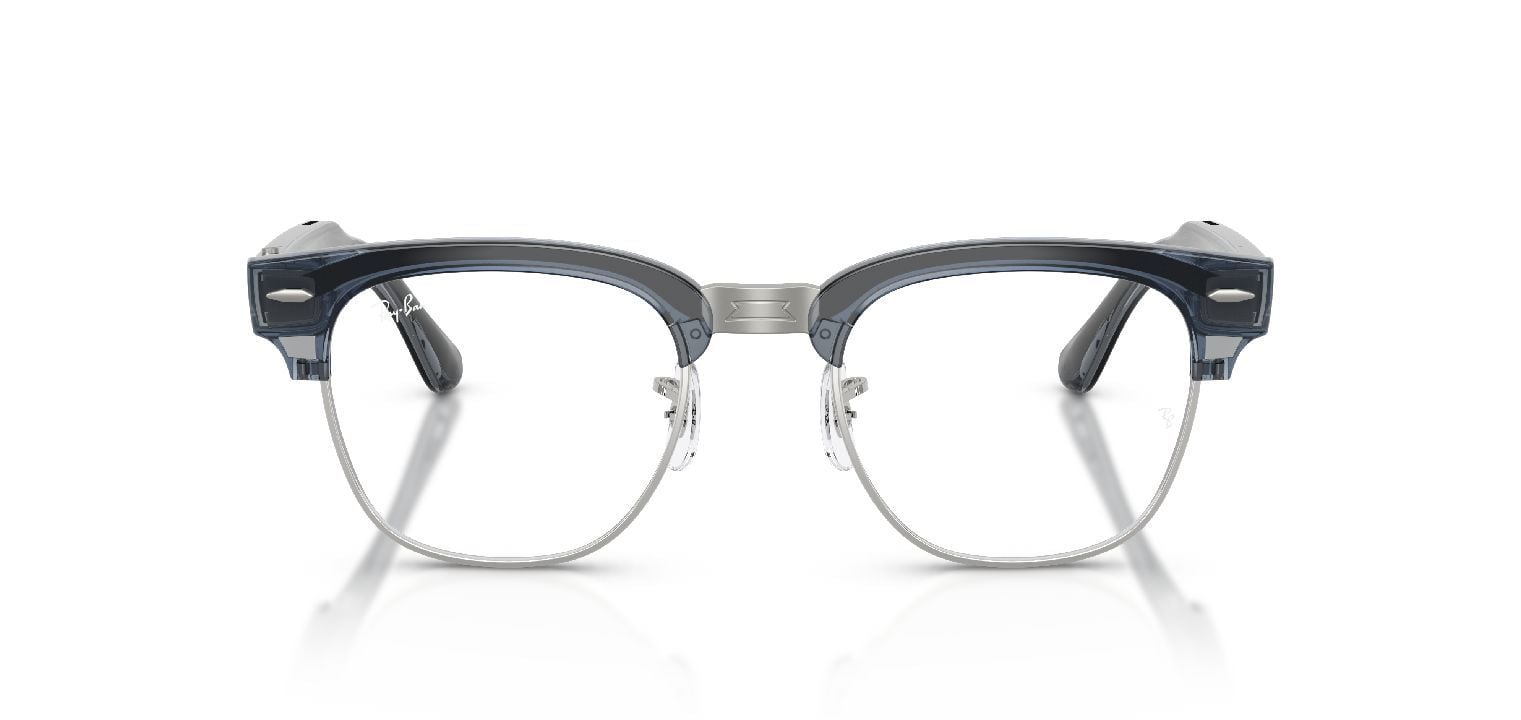 Lunettes de soleil Ray-Ban Meta Clubmaster 0RW7004/CLUBMASTER/TRS Bleu pour Homme-Femme