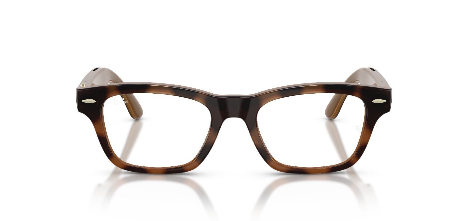 Lunettes de soleil Ray-Ban Meta Carré 0RW7005/BURBANK L/TRS Havana pour Homme-Femme
