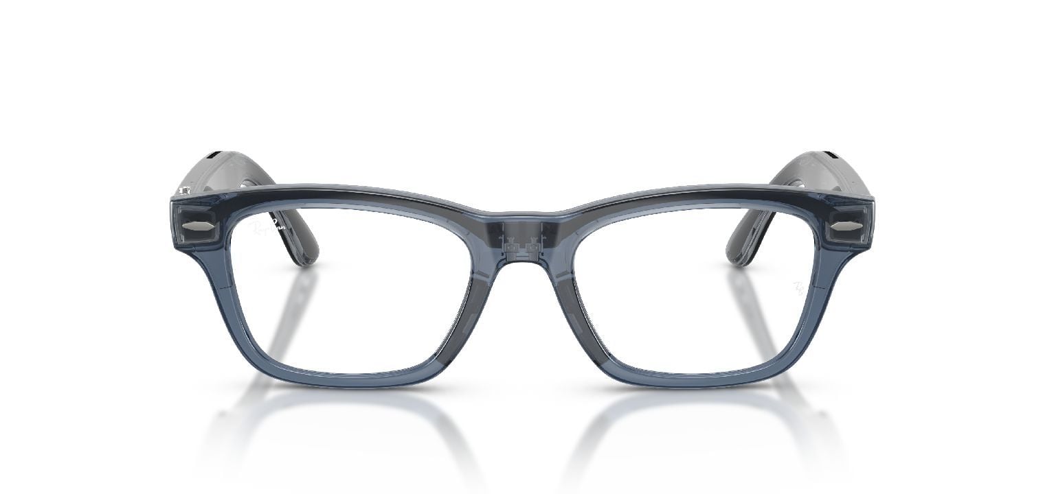 Lunettes de soleil Ray-Ban Meta Carré 0RW7005/BURBANK/TRS Bleu pour Homme-Femme