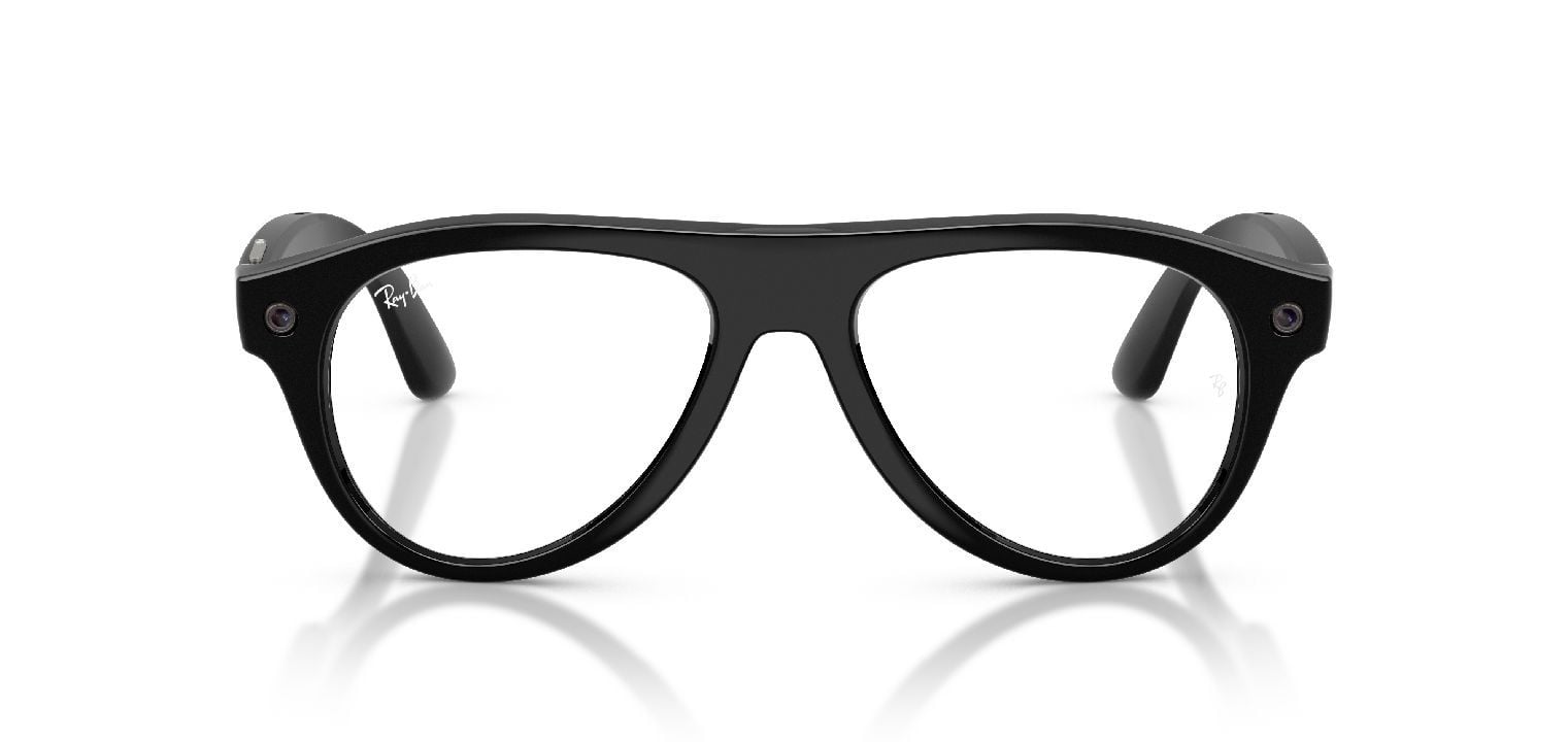 Occhiali da sole Ray-Ban Meta Aviator 0RW4016/AVIATOR/TRS Nero da Uomo-Donna