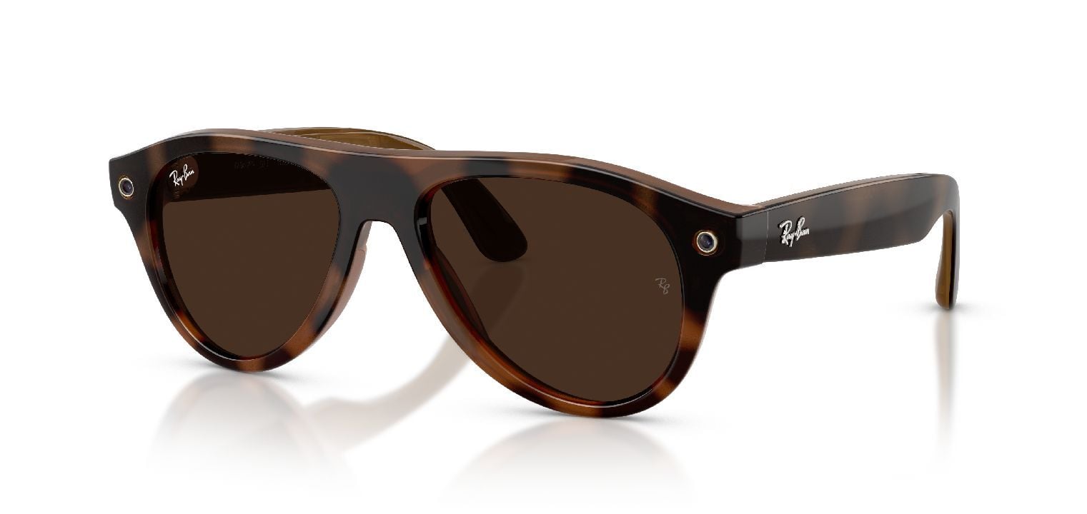 Lunettes de soleil Ray-Ban Meta Aviator 0RW4016/AVIATOR/TRS Havana pour Homme-Femme