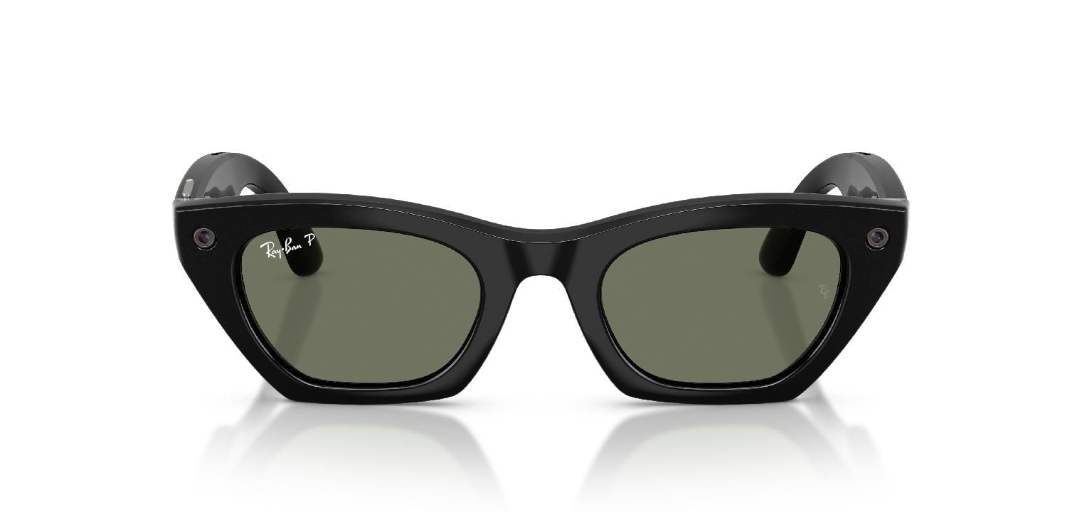 Occhiali da sole Ray-Ban Meta Butterfly 0RW4015/ZENA/SUN Nero da Uomo-Donna