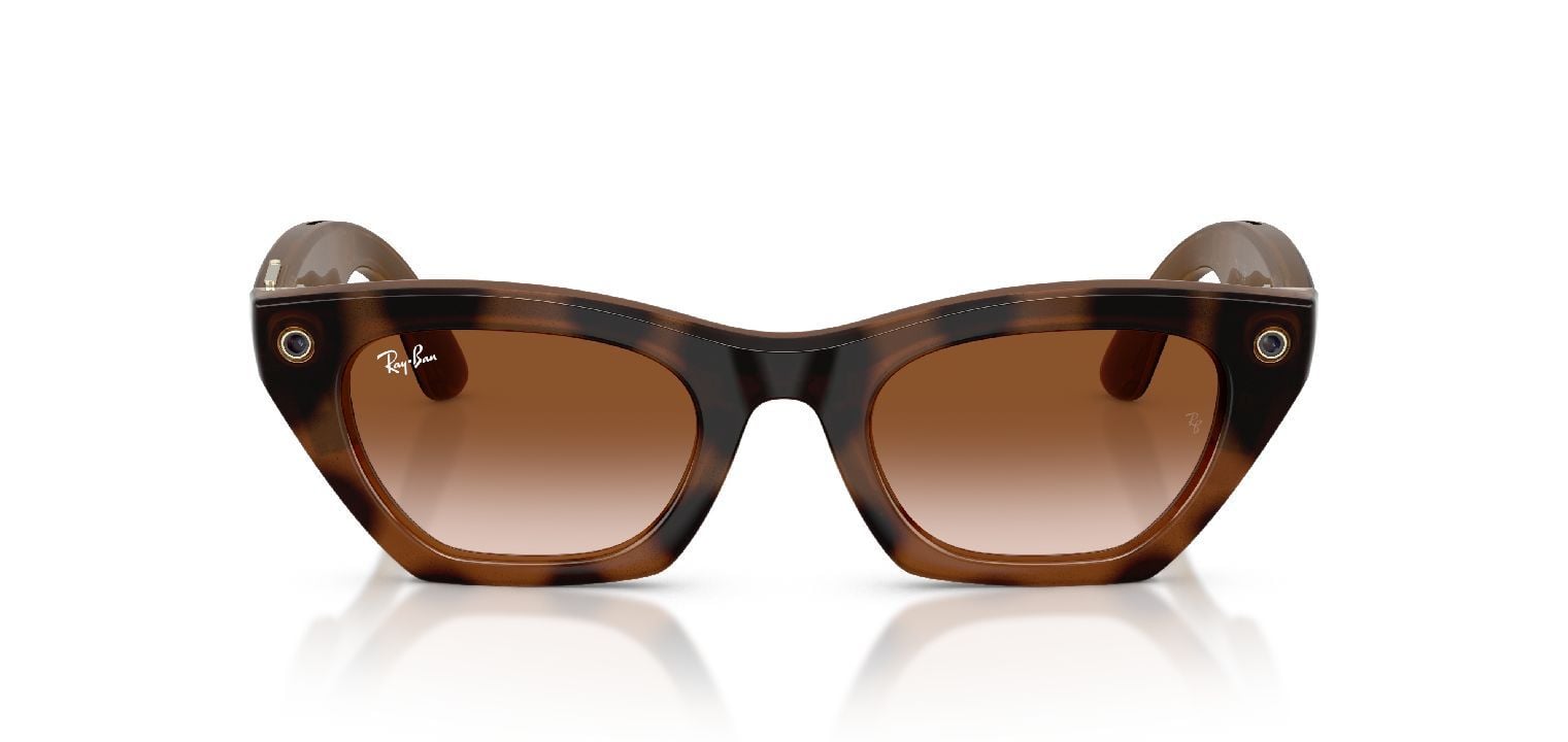 Lunettes de soleil Ray-Ban Meta Papillon 0RW4015/ZENA/SUN Havana pour Homme-Femme