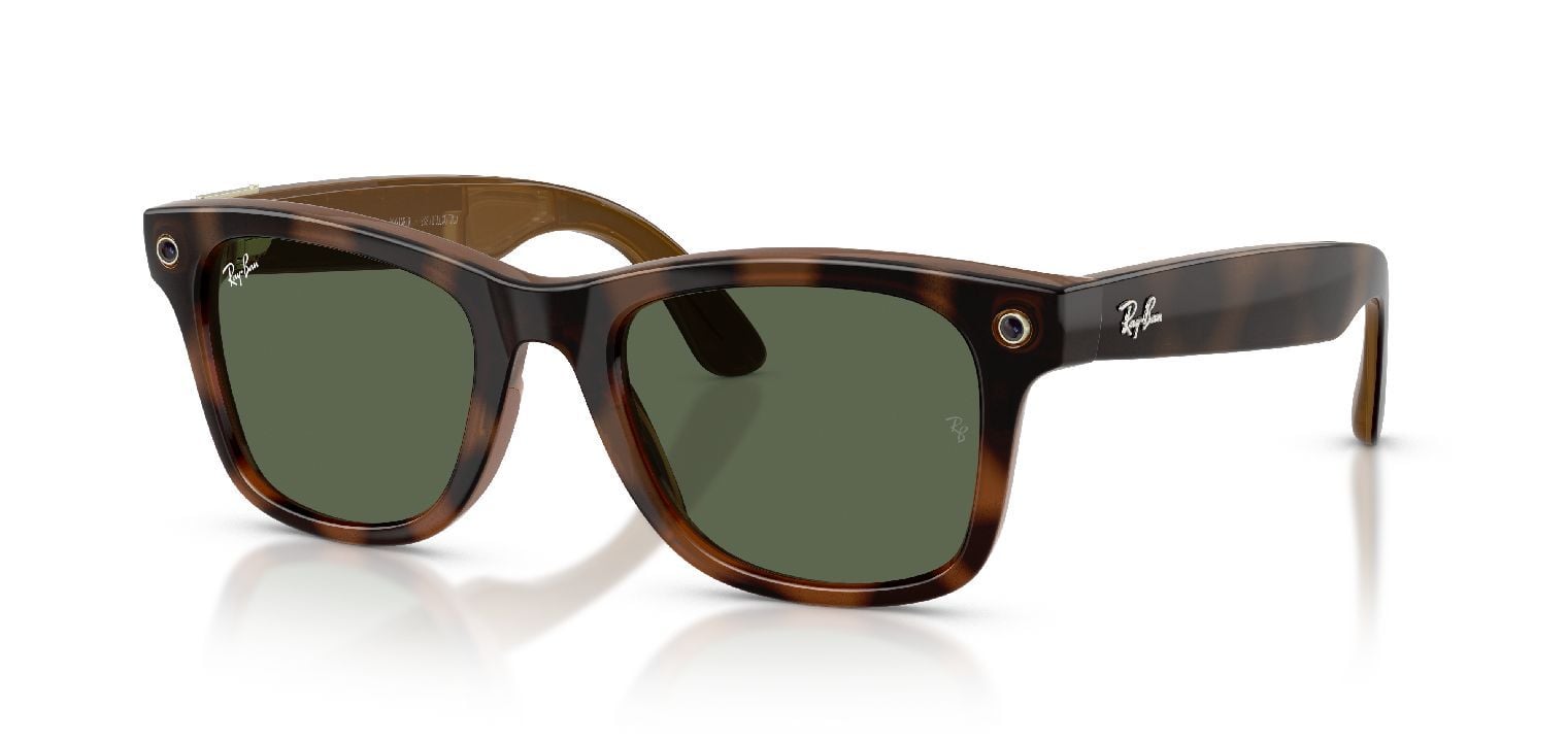 Occhiali da sole Ray-Ban Meta Quadrata 0RW4011/WAYFARER/SUN Havana da Uomo-Donna