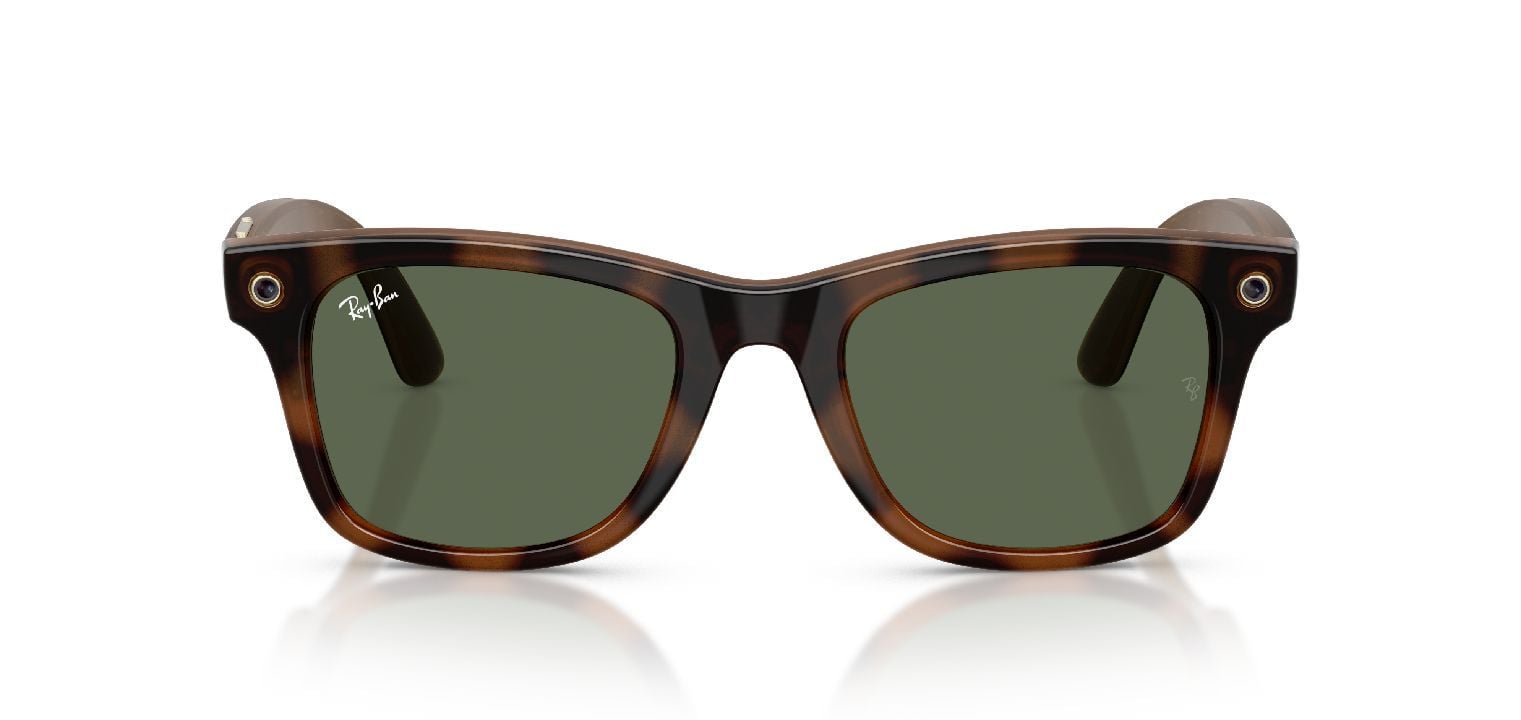 Occhiali da sole Ray-Ban Meta Quadrata 0RW4011/WAYFARER/SUN Havana da Uomo-Donna