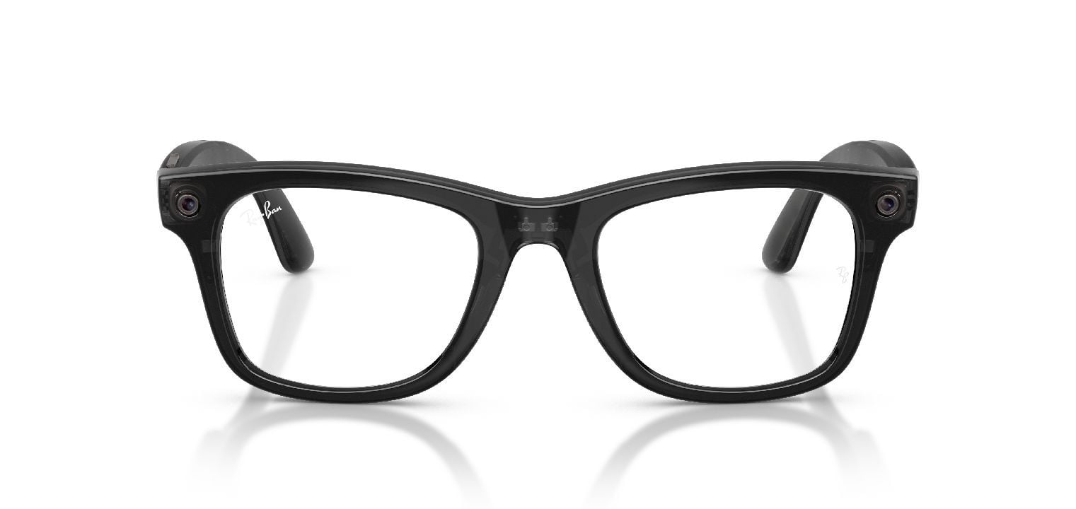 Occhiali da sole Ray-Ban Meta Quadrata 0RW4011/WAYFARER/TRS Nero da Uomo-Donna