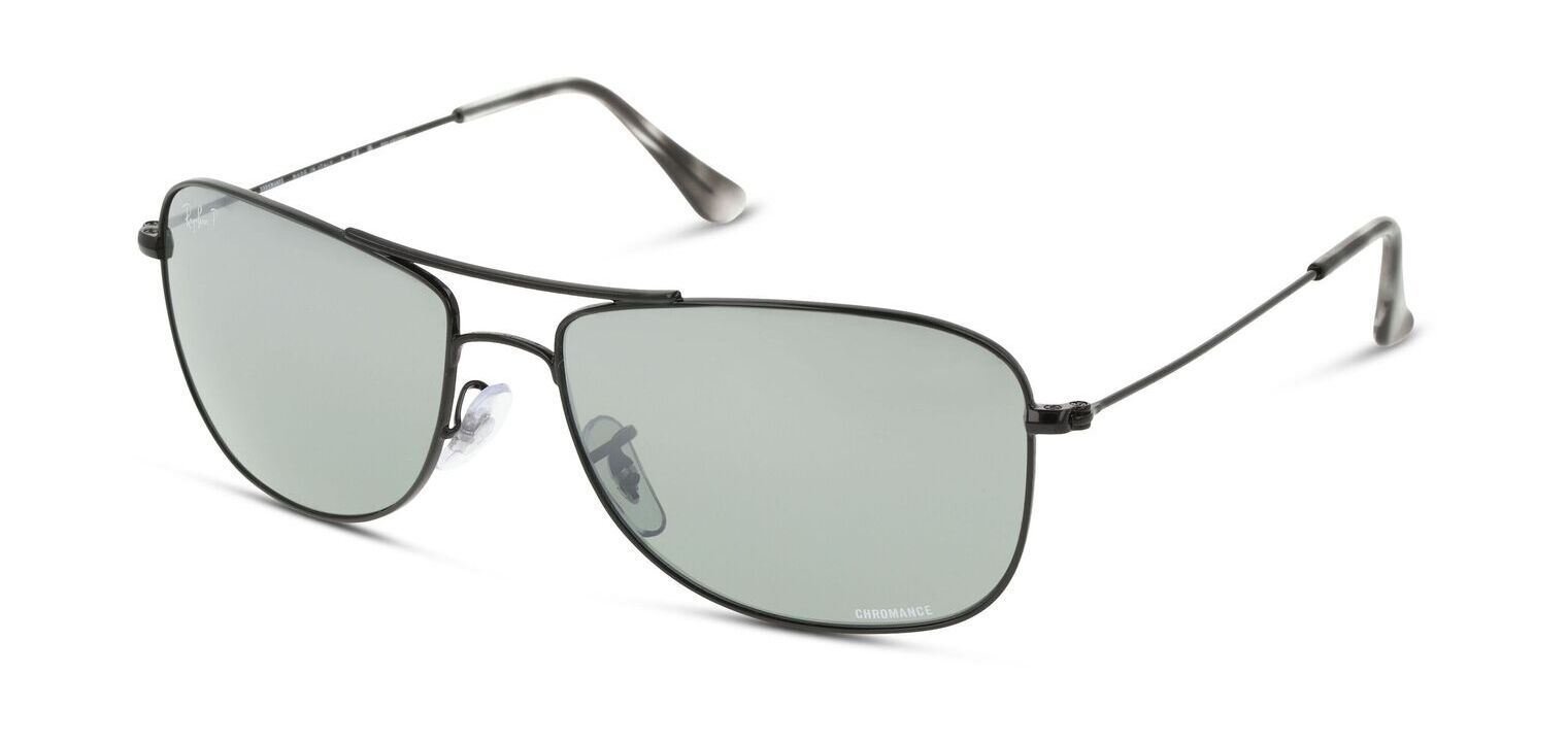 Lunettes de soleil Homme-Femme Ray-Ban 0RB3543 Rectangle Noir McOptic