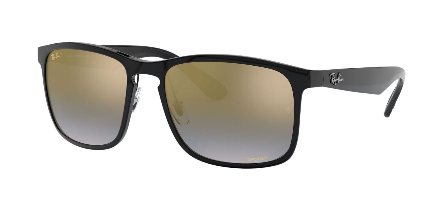 Lunettes de soleil Homme Ray-Ban 0RB4264 Rectangle Noir