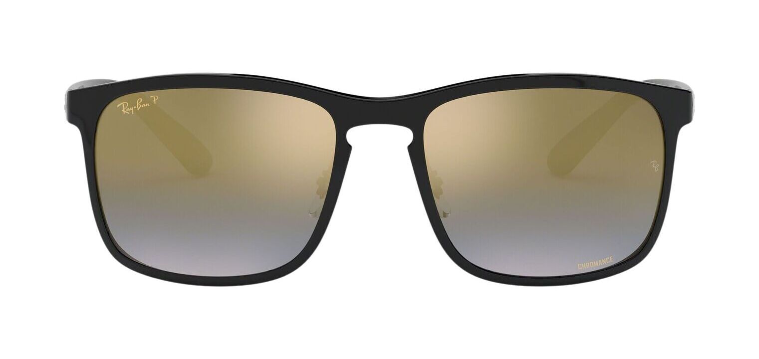 Lunettes de soleil Homme Ray-Ban 0RB4264 Rectangle Noir