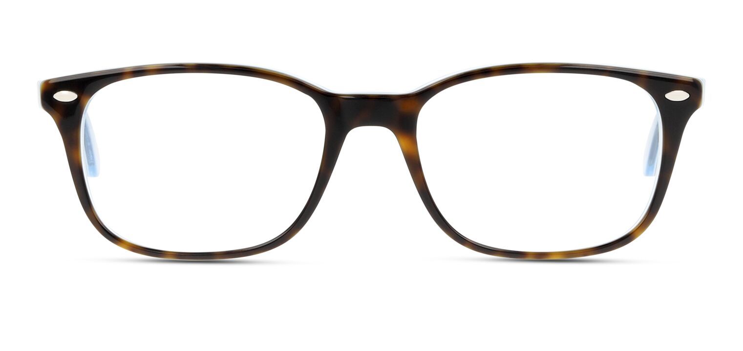 Lunettes de vue Homme-Femme Ray-Ban 0RX5375 Rectangle Havana