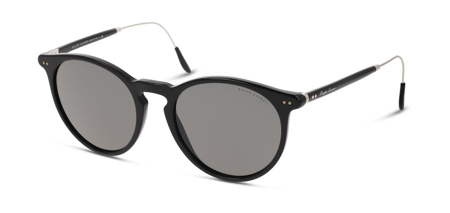 Ralph Lauren Rund Sonnenbrillen 0RL8181P Schwarz für Herren