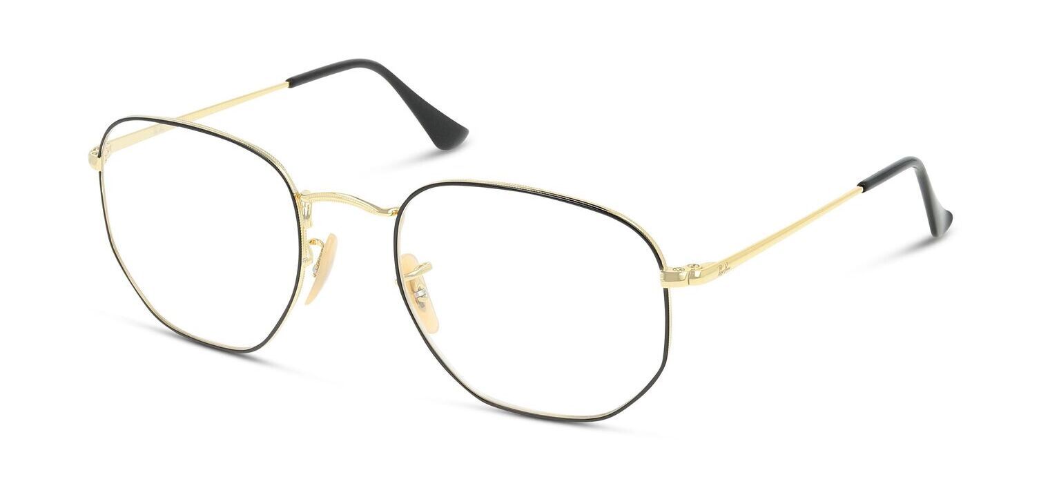 Ray-Ban Oval Brillen 0RX6448 Schwarz für Damen/Herren