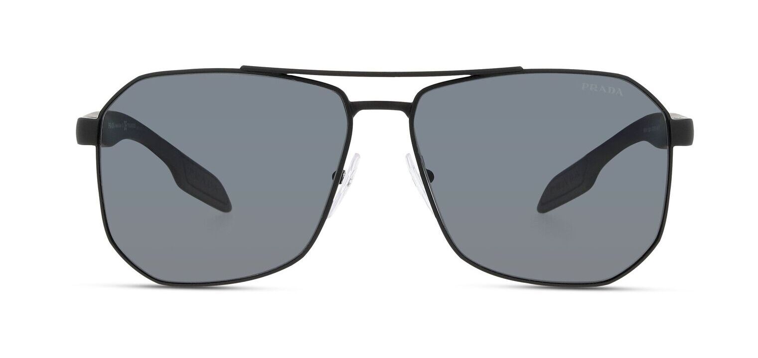 Prada Linea Rossa Rechteckig Sonnenbrillen 0PS 51VS Schwarz für Herren