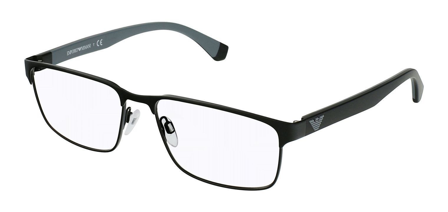 Lunettes de vue Homme Emporio Armani 0EA1105 Rectangle Noir mat