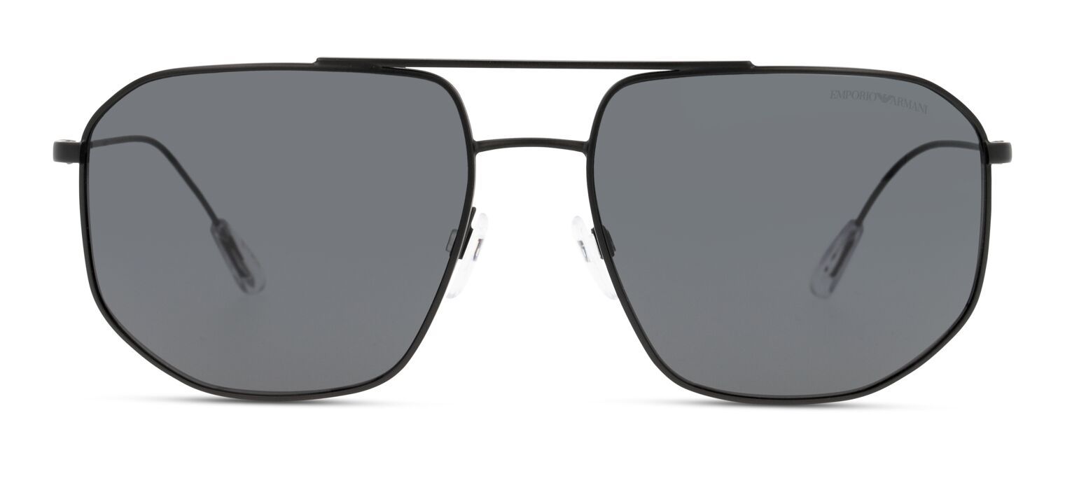 Emporio Armani Rechteckig Sonnenbrillen 0EA2097 Mattschwarz für Herren