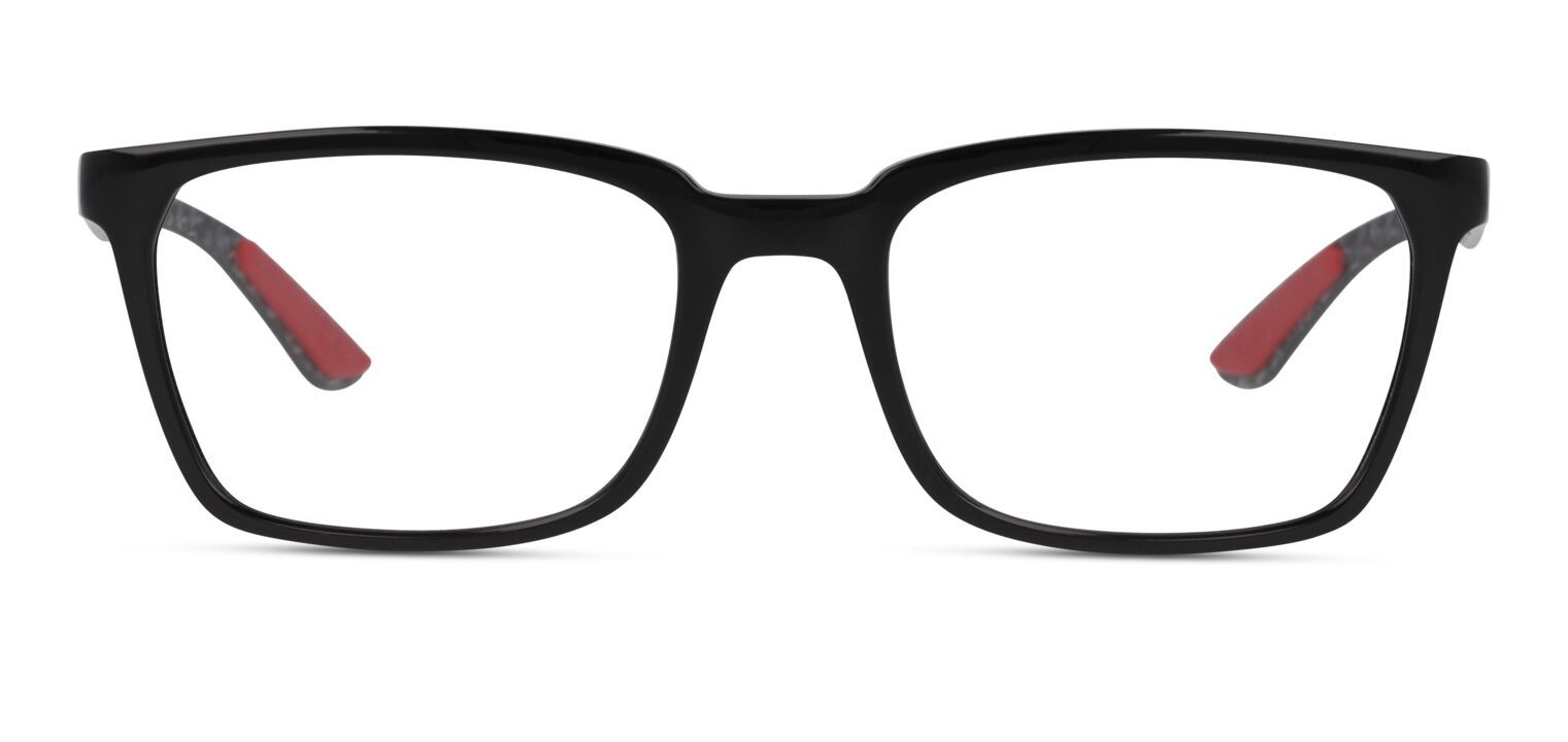 Occhiali Uomo Ray-Ban 0RX8906 Rettangolari Nero McOptic