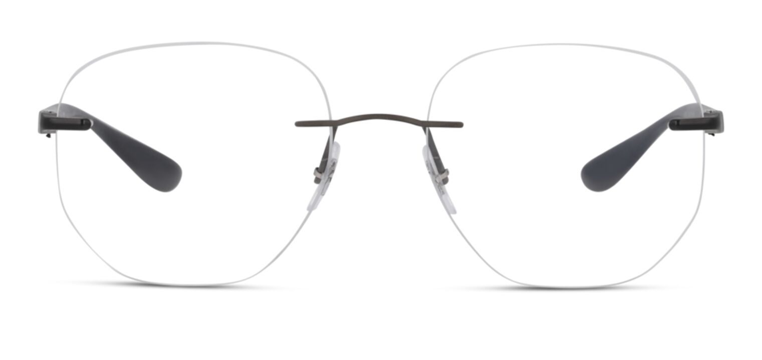 Occhiali Uomo-Donna Ray-Ban 0RX8766 Ovale Grigio McOptic