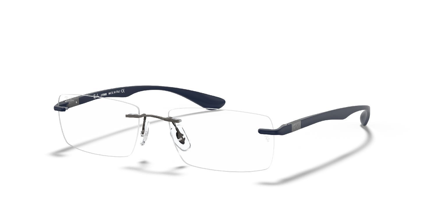 Ray-Ban Rechteckig Brillen 0RX8724 Sillber für Damen/Herren