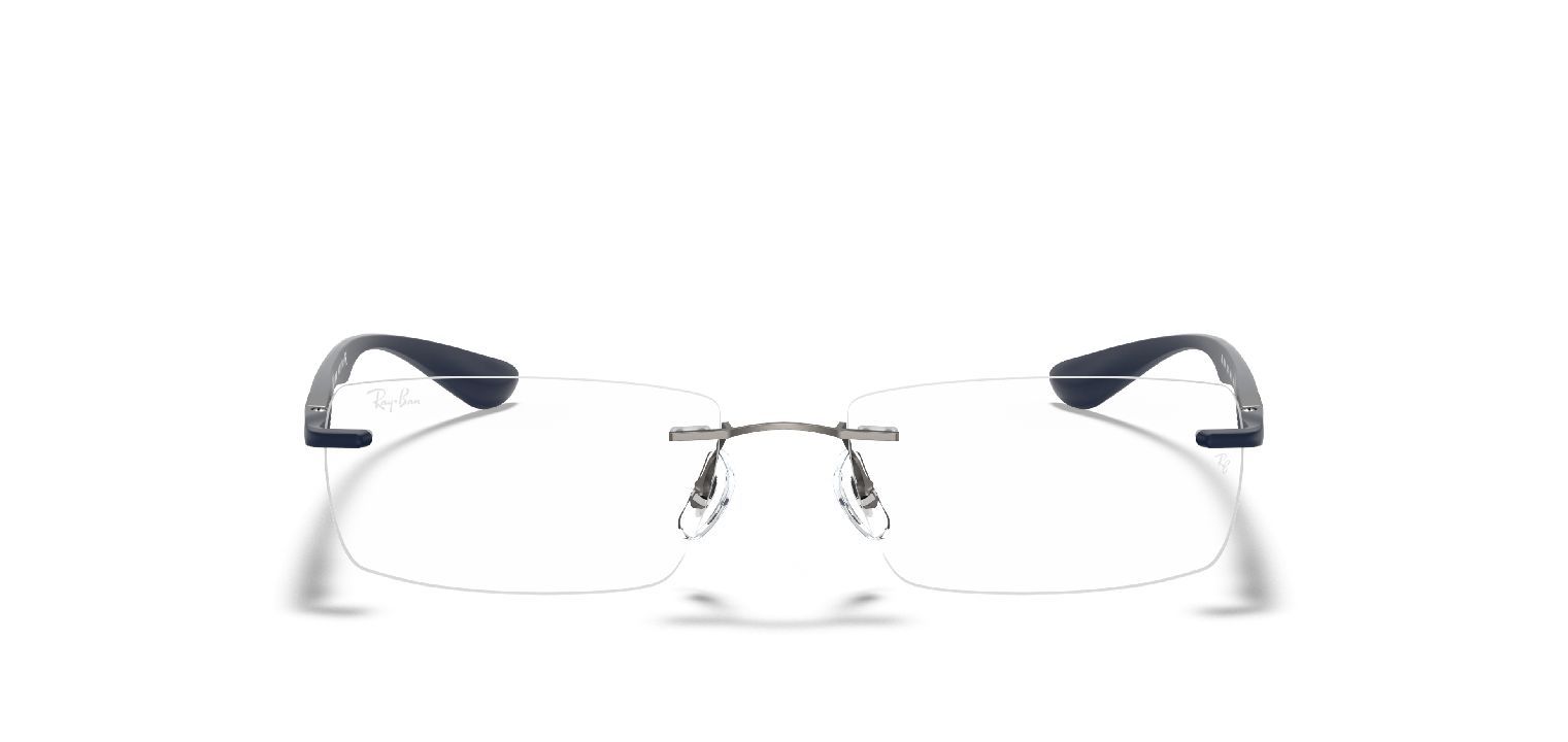 Ray-Ban Rechteckig Brillen 0RX8724 Sillber für Damen/Herren