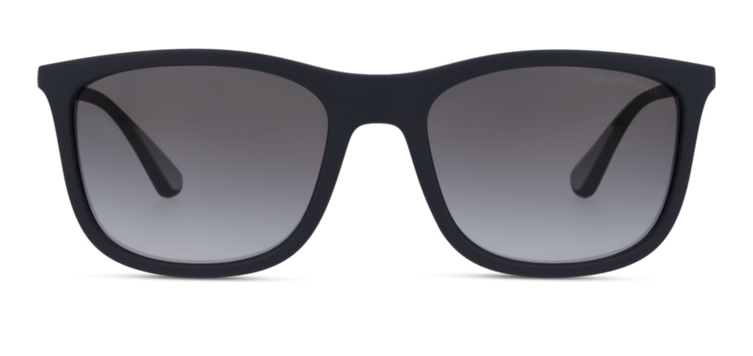 Emporio Armani Rechteckig Sonnenbrillen 0EA4155 Blau für Herren