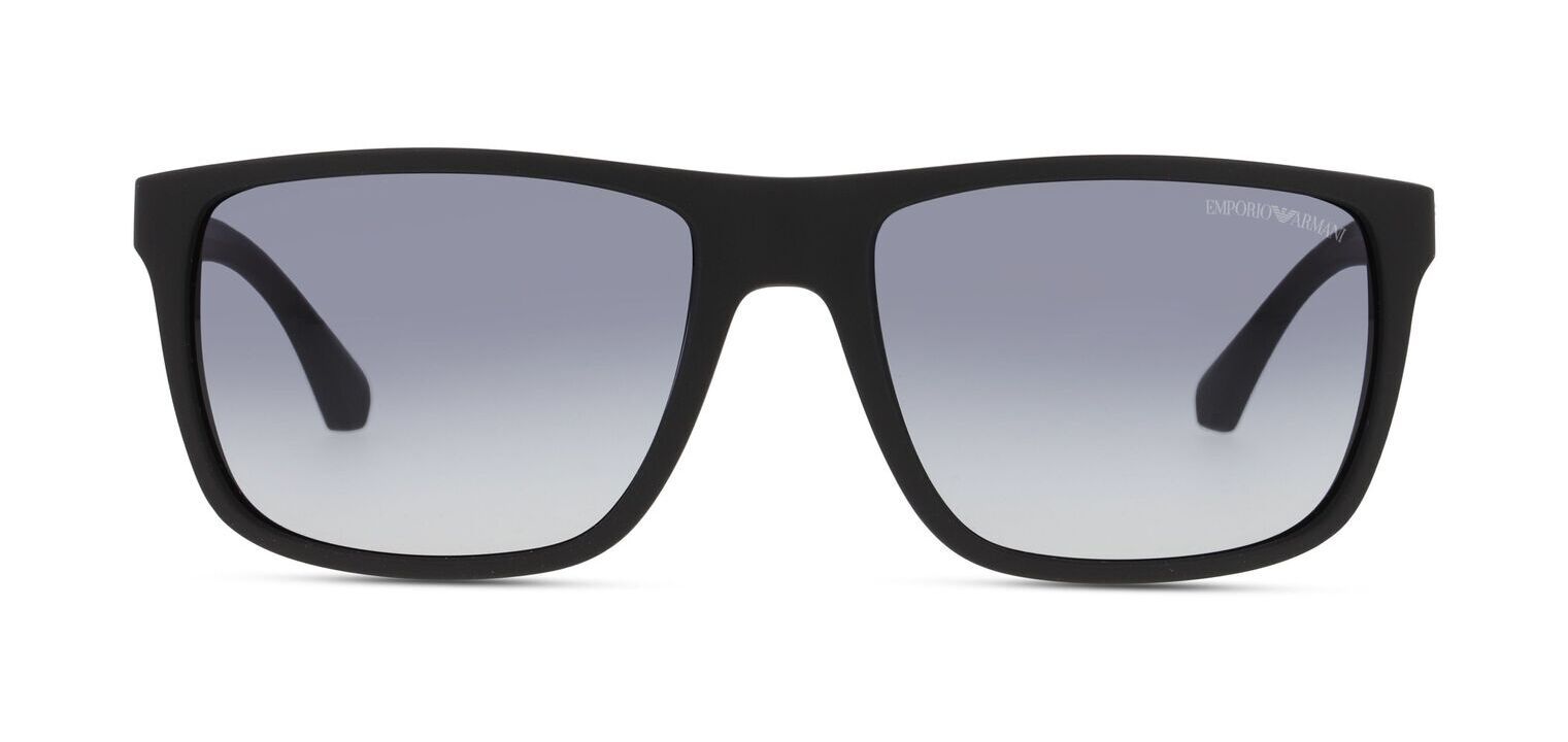 Emporio Armani Rechteckig Sonnenbrillen 0EA4033 Schwarz für Herren