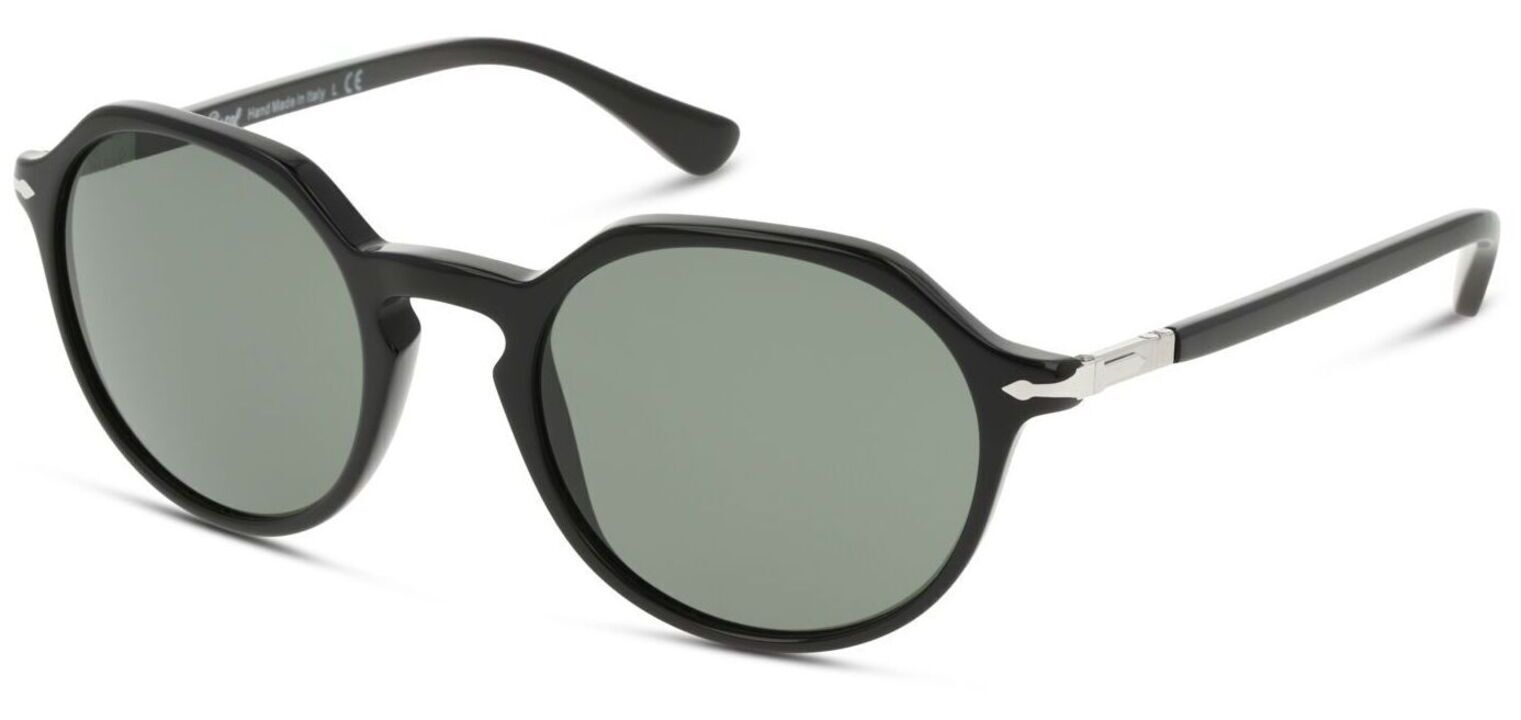 Persol Rund Sonnenbrillen 0PO3255S Schwarz für Herren