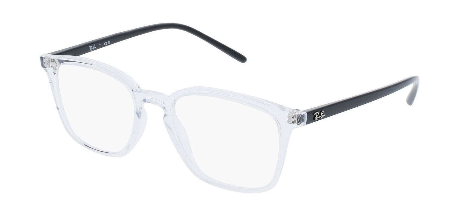 Ray-Ban Brillen Damen/Herren 0RX7185 Rechteckig Transparent