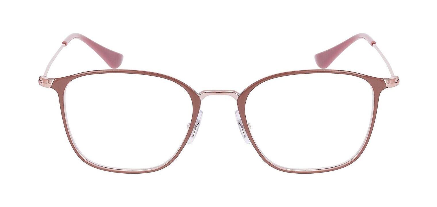 Lunettes de vue Homme-Femme Ray-Ban 0RX6466 Rectangle Beige