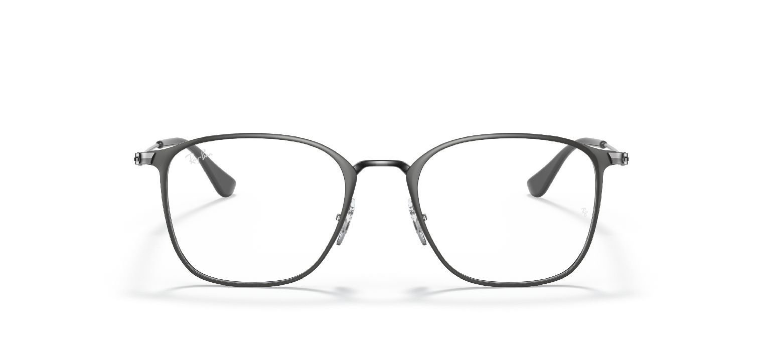 Ray-Ban Rechteckig Brillen 0RX6466 Grau für Damen/Herren