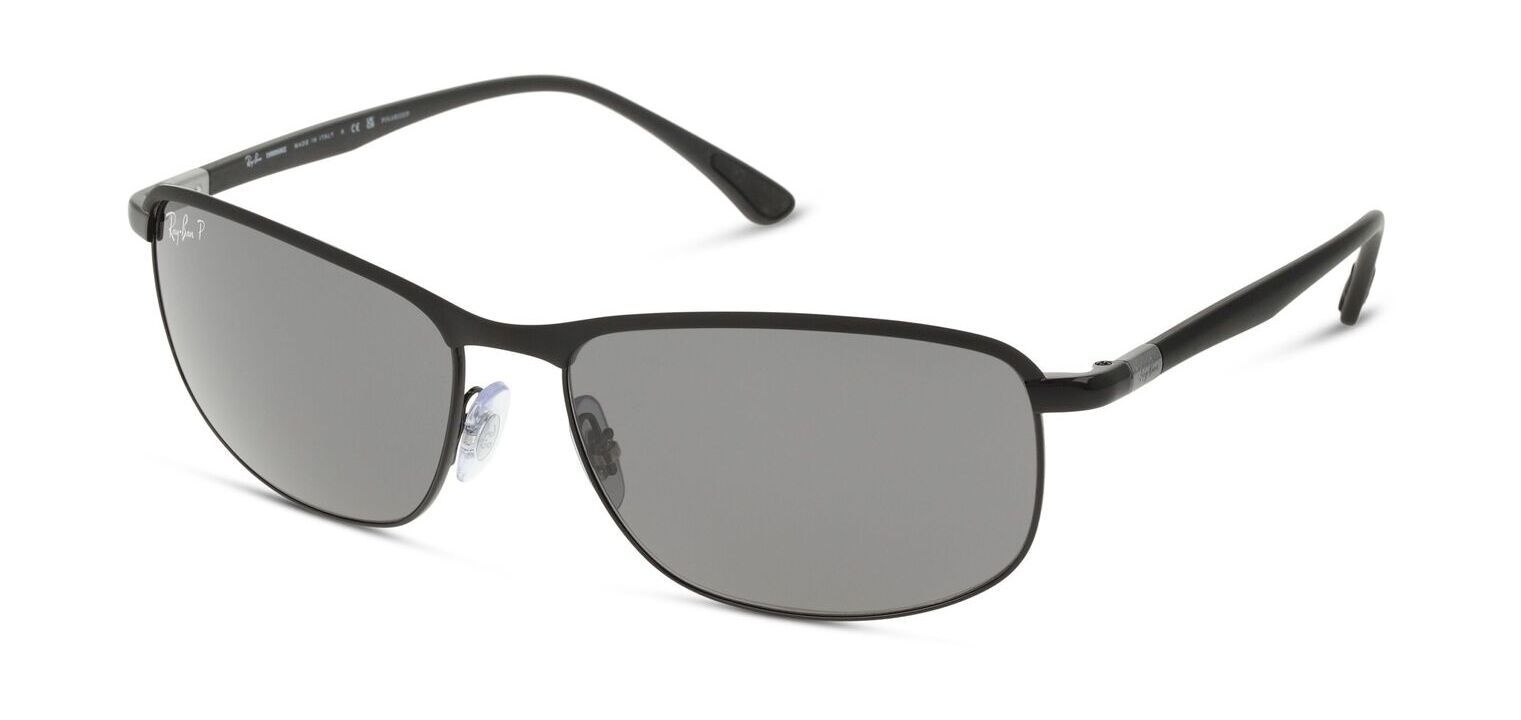 Occhiali da sole Uomo-Donna Ray-Ban 0RB3671CH Rettangolari Nero