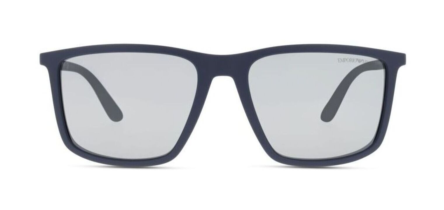 Lunettes de soleil Emporio Armani Rectangle 0EA4161 Bleu pour Homme