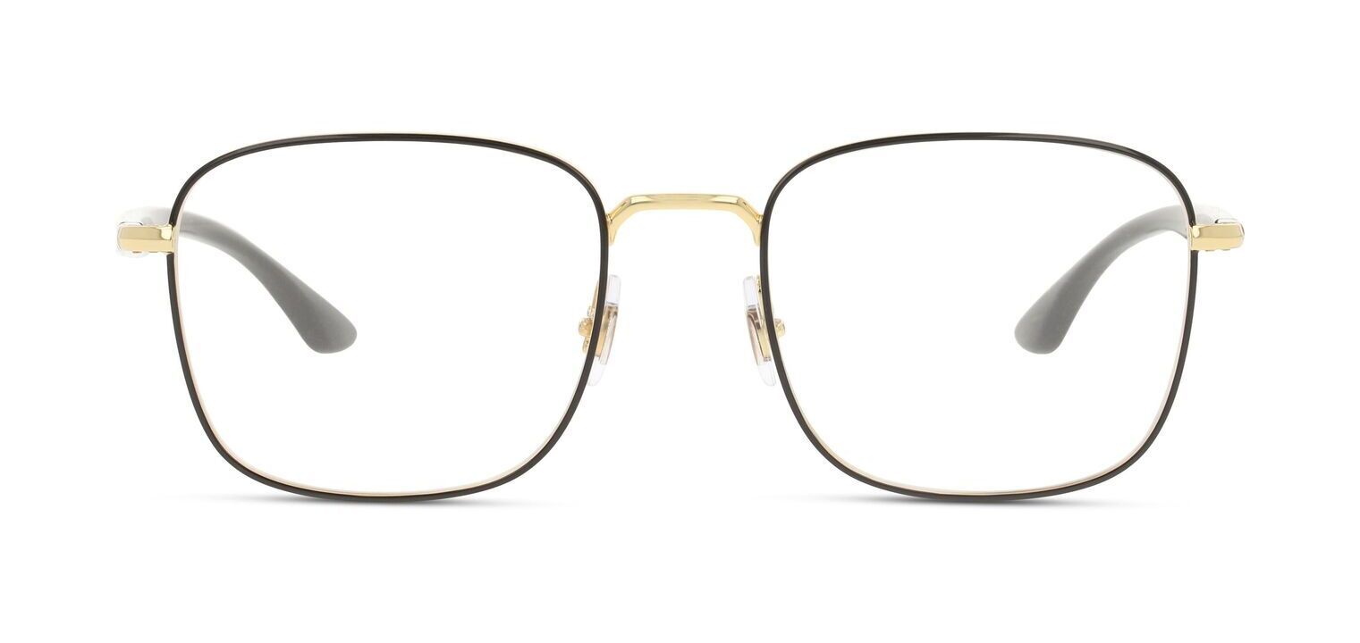Ray-Ban Brillen Herr-Dame 0RX6469 Rechteckig Schwarz McOptic