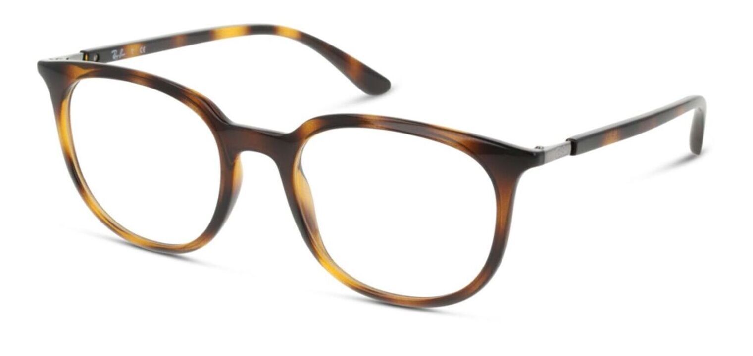 Ray-Ban Brillen Herr-Dame 0RX7190 Rechteckig Havana McOptic