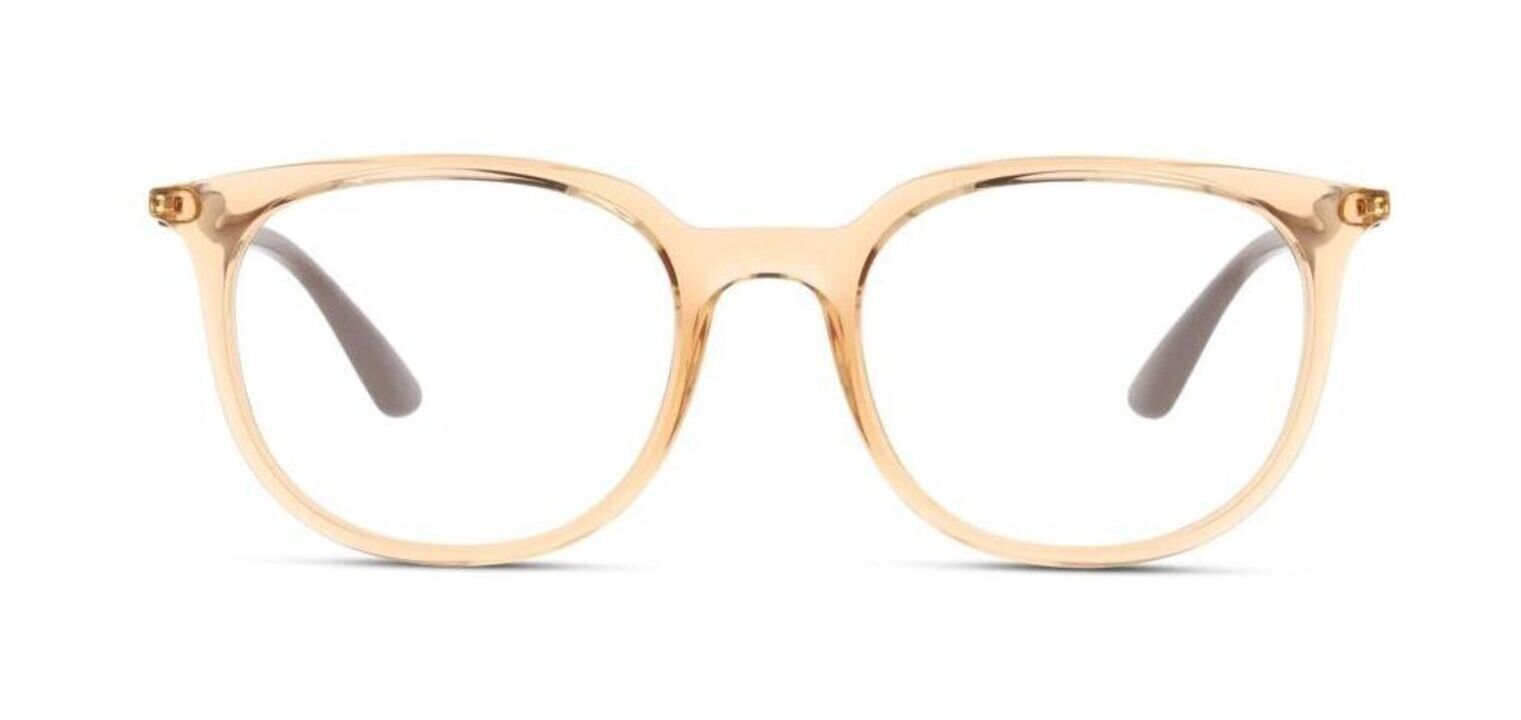 Ray-Ban Brillen Herr-Dame 0RX7190 Rechteckig Braun McOptic