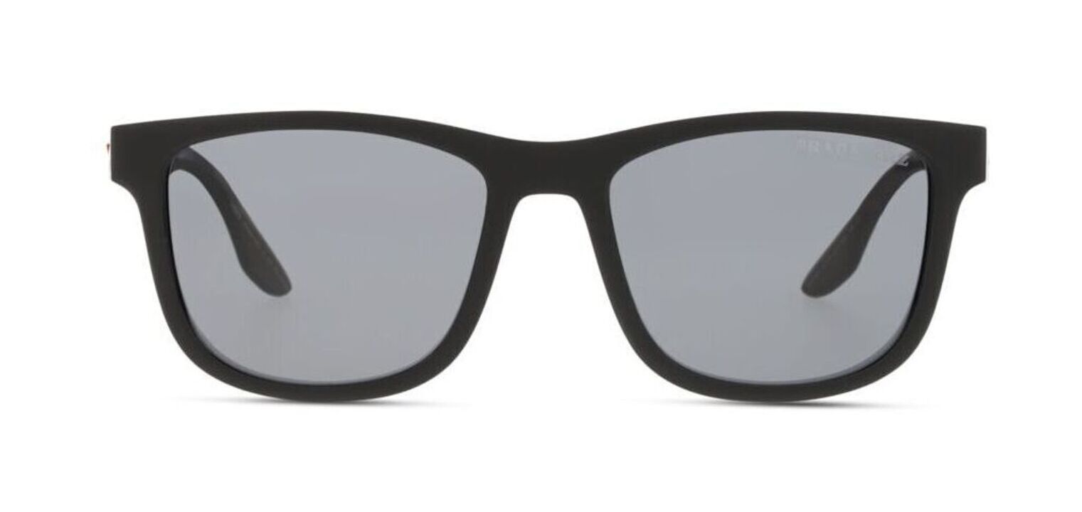 Lunettes de soleil Prada Linea Rossa Rectangle 0PS 04XS Noir pour Homme