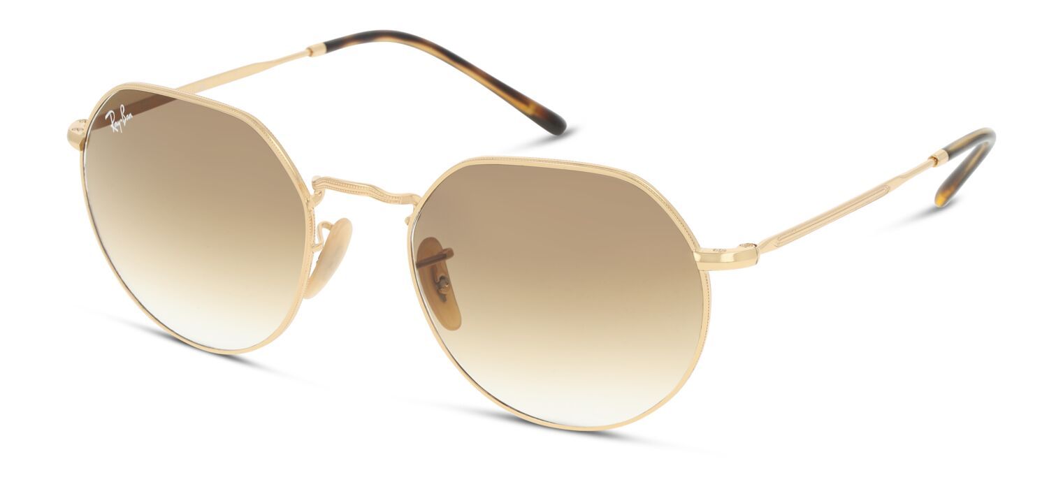 Ray-Ban Sonnenbrillen Herr-Dame 0RB3565 Oval Gold