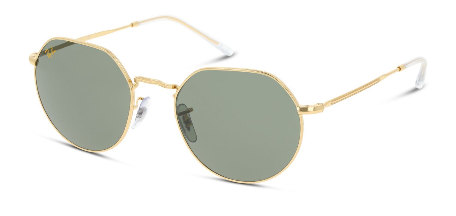 Occhiali da sole Uomo-Donna Ray-Ban 0RB3565 Ovale Oro