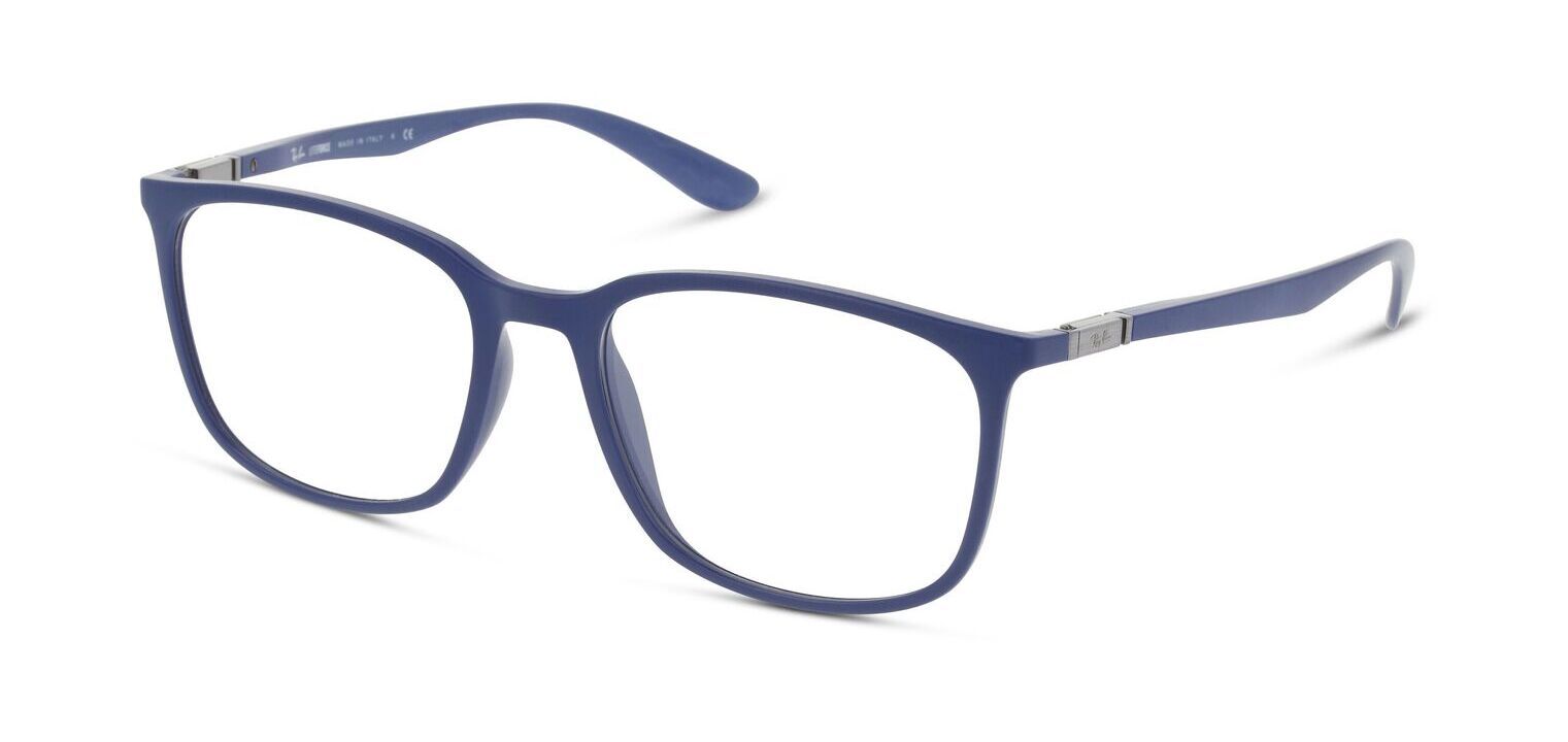 Occhiali da vista Ray-Ban Rettangolari 0RX7199 Blu da Uomo-Donna