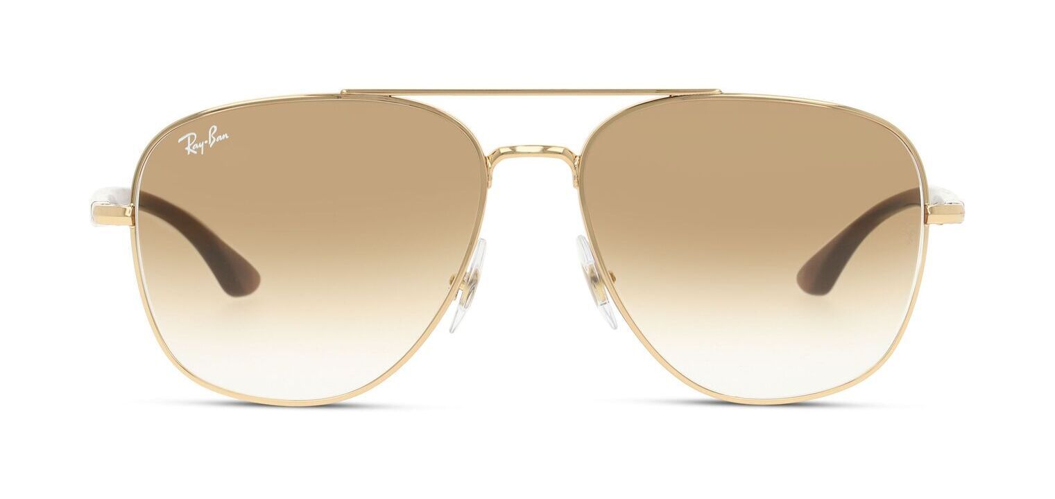 Lunettes de soleil Homme-Femme Ray-Ban 0RB3683 Pilot Doré McOptic