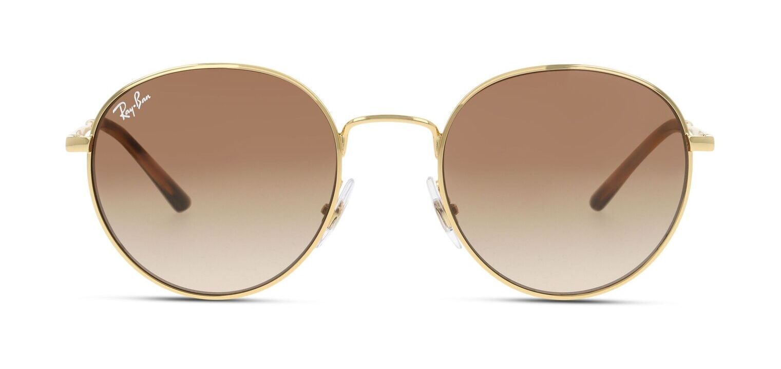 Ray-Ban Rund Sonnenbrillen 0RB3681 Gold für Damen/Herren