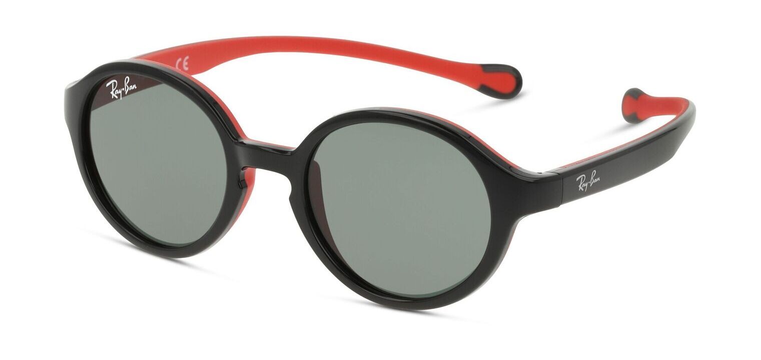 Lunettes de soleil Enfant Ray-Ban 0RJ9075S Ronde Noir