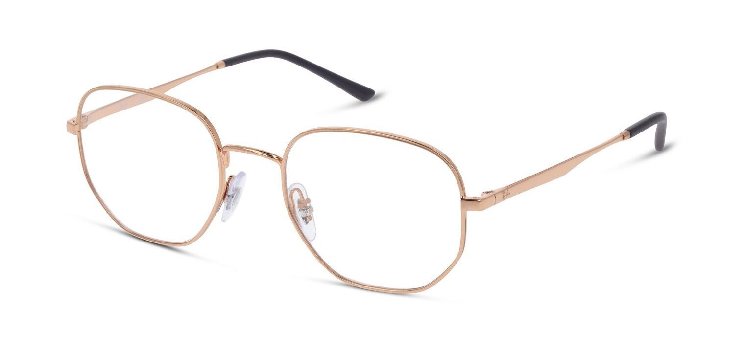 Lunettes de vue Ray Ban Ronde 0RX3682V Rose pour Homme Femme McOptic