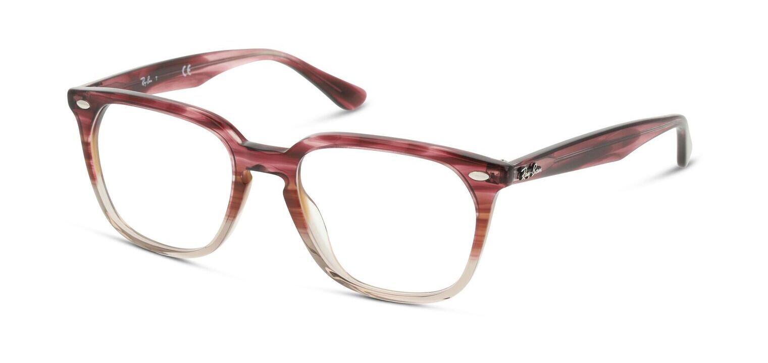 Ray-Ban Brillen Herr-Dame 0RX4362V Rechteckig Rot McOptic