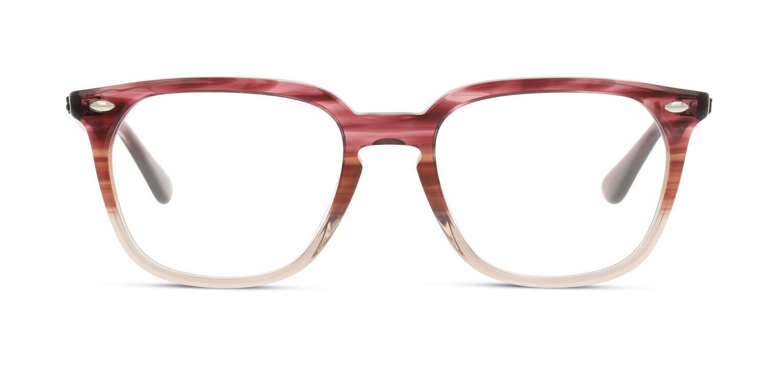 Ray-Ban Brillen Herr-Dame 0RX4362V Rechteckig Rot McOptic