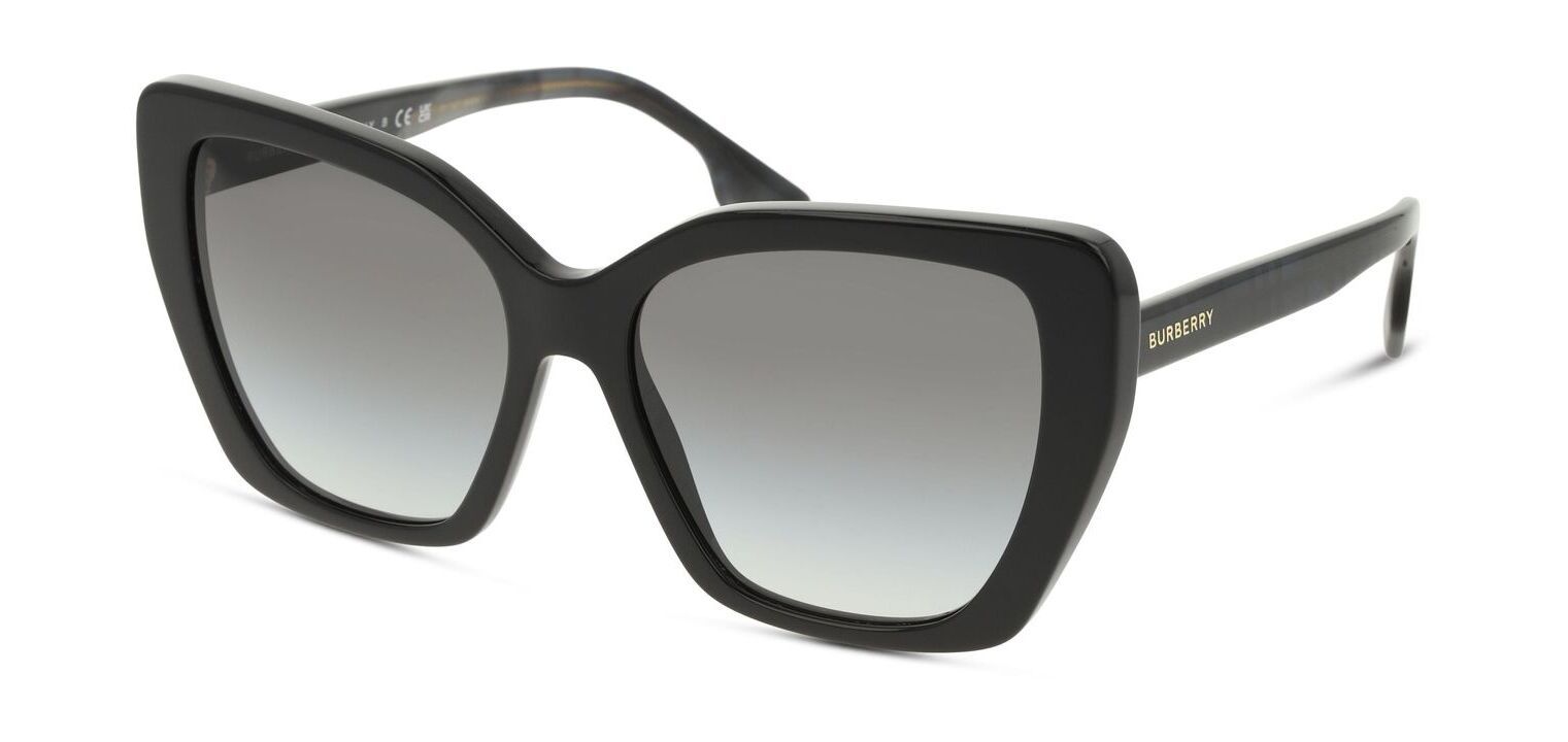 Burberry Schmetterling Sonnenbrillen 0BE4366 Schwarz für Damen