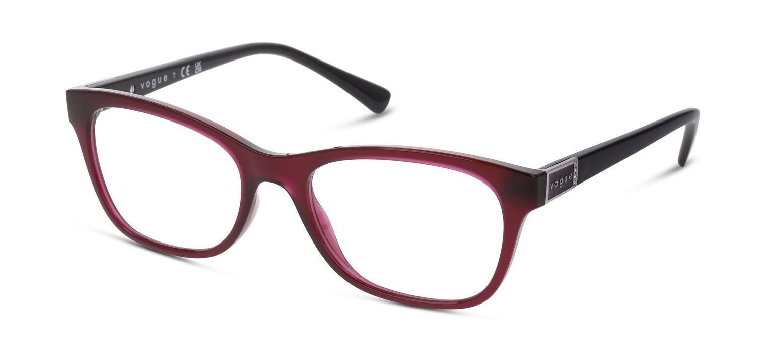 Lunettes de vue Femme Vogue 0VO5424B Rectangle Rouge