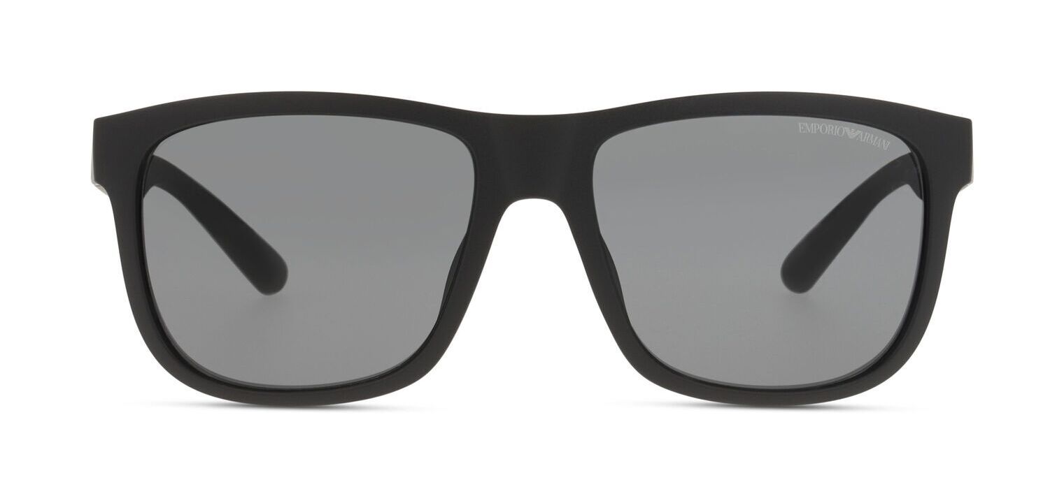 Emporio Armani Rechteckig Sonnenbrillen 0EA4182U Mattschwarz für Herren