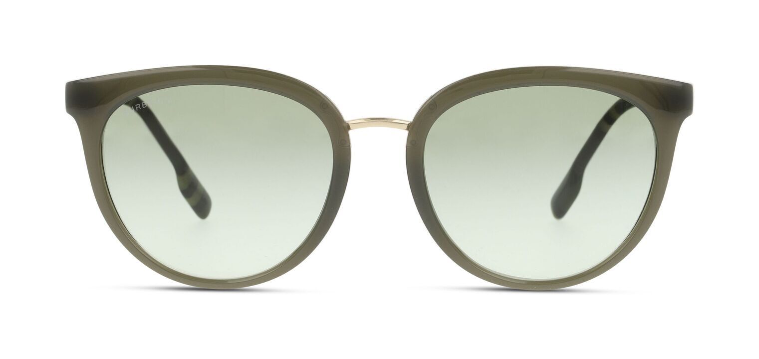 Lunettes de soleil Burberry Ovale 0BE4316 Vert pour Femme