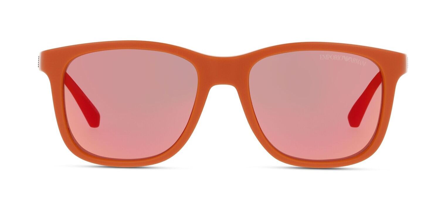 Emporio Armani Rechteckig Sonnenbrillen 0EA4184 Orange für Kinder